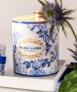Alma Lusa Gold&Blue Candle